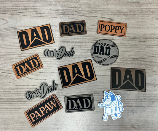 Fathers Day HAT Bar patches