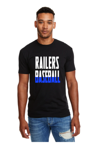 NEXT LEVEL SHIRT: RAILERS BASEBALL