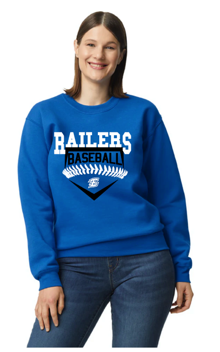 Gildan CrewNeck Sweatshirt: ESTILL RAILERS